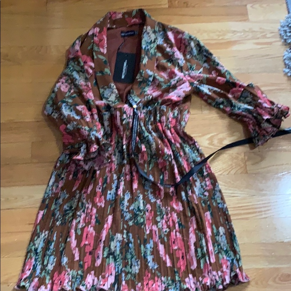 Floral print dress